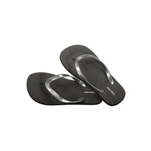 Calvin Klein Black Polyurethane Women Women's Sandal